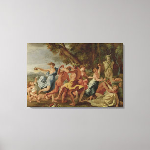 Orgie vor einem Herm, c.1634 Leinwanddruck
