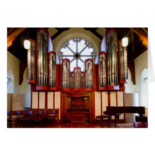 Orgue à pipe détruit, Merivale, Christchurch (Devant Horizontal)