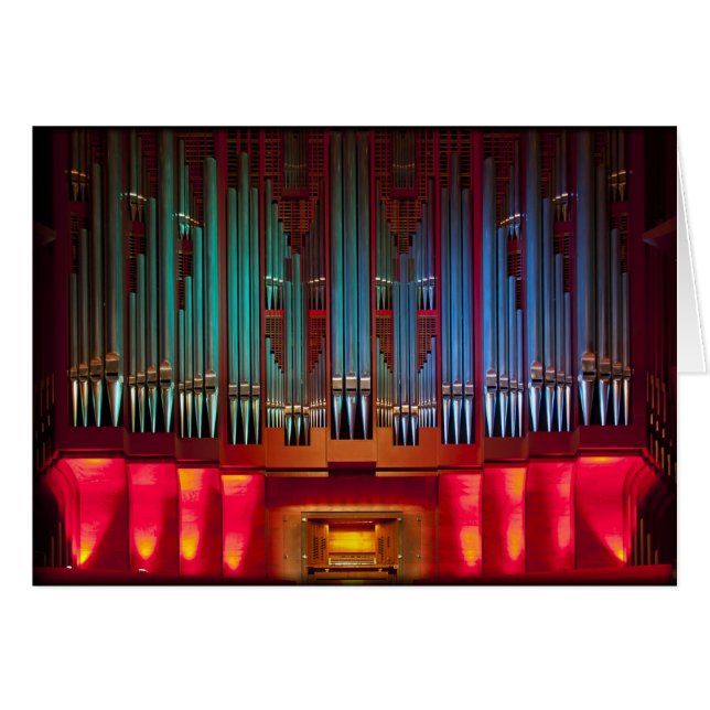 orgue de la salle municipale de Christchurch (Devant horizontal)