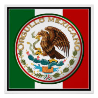 Orgullo Mexicano (Adler aus mexikanischer Flagge)