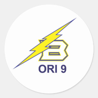 ORI 9 - Rundkleber Runder Aufkleber