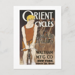 Orient Cycles wird zu Orient Fahrrad, da "Cycles"  Postkarte