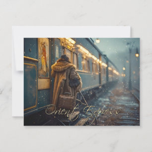 Orient-Express-Eisenbahn - Reise Ai Postkarte
