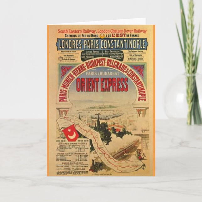 Orient Express Karte (Vorderseite)