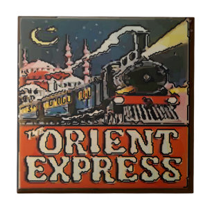 Orient Express Paris Poster Fliese