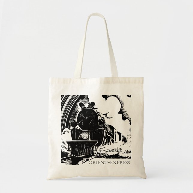 Orient Express Vintage Reise und Literatur Tragetasche (Vorne)