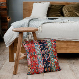 Oriental Anatolian Berry Red Türkisch Kilim Rug Kissen