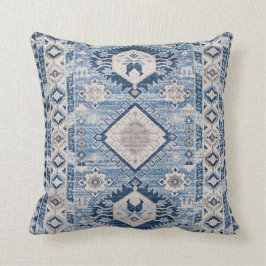 Oriental Antique Blue Kilim Rug Kissen