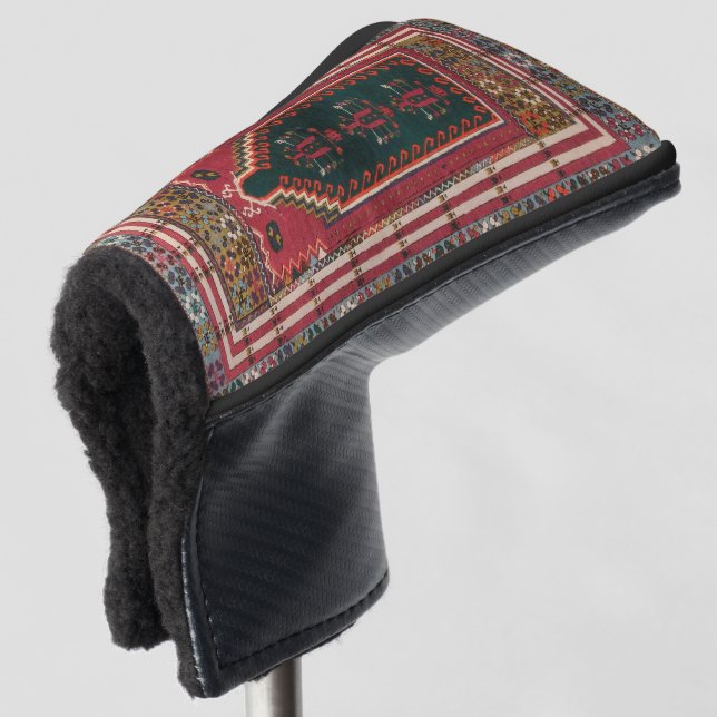 Oriental Antique Kilim Rug Golf Headcover (3/4 Vorderseite)