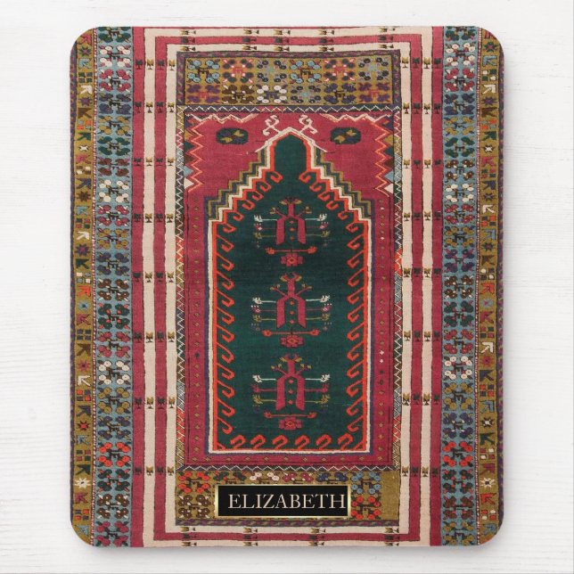 Oriental Antique Kilim Rug Notebook Mousepad (Vorne)