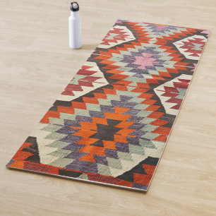 Oriental Antique Persian Türkischer Kilim Teppich Yogamatte