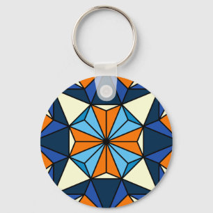 Oriental Arabic Geometric Seamless Pattern Schlüsselanhänger