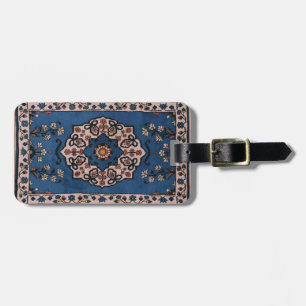 Oriental Blau Persisch Türkisch Muster Gepäckanhänger