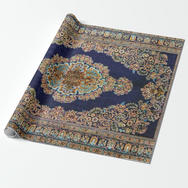 Oriental Carpet Rug Killim Geschenkpapier (Ungerollt)