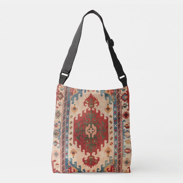 Oriental Carpet Rug Tragetaschen Mit Langen Trägern (Vorderseite)