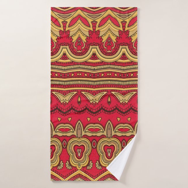 Oriental decor closeup. (Serviette de bain)