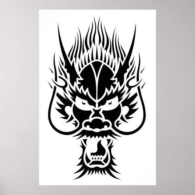Oriental dragon poster (Vorne)