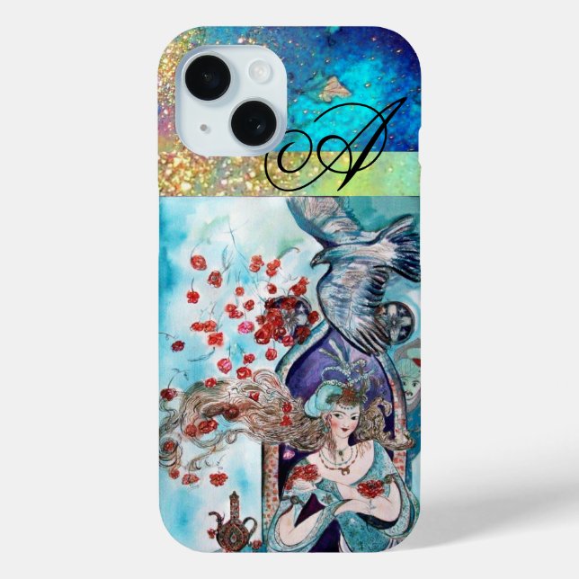 ORIENTAL FAIRTALE TALE MONOGRAM Case-Mate iPhone HÜLLE (Rückseite)