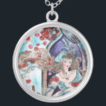 ORIENTAL FAIRY TALE VERSILBERTE KETTE<br><div class="desc">Farbenfrohe, lebendige, skurrile Kunstillustrierung für die türkische Märchen "Goldener Apple" .</div>