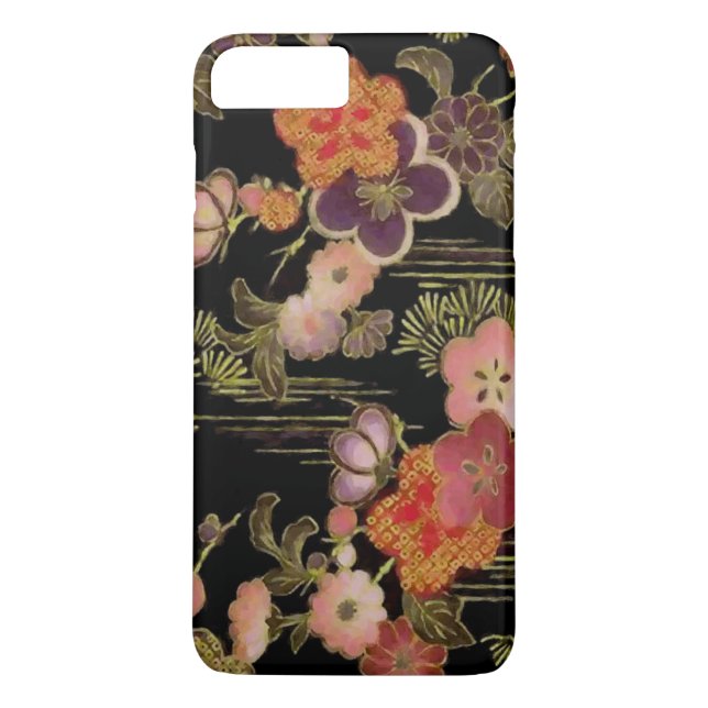 Oriental Floral Case-Mate iPhone Hülle (Rückseite)