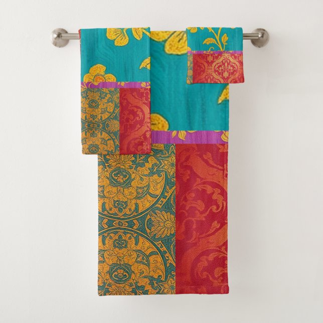 ORIENTAL Frische Rot - Badetuch Set (Insitu)