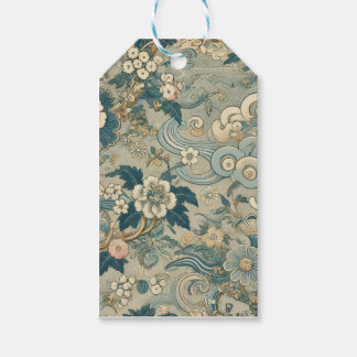 Oriental Garden Pattern Geschenkanhänger