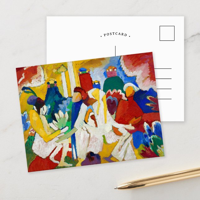Oriental | Kandinsky Postkarte (Von Creator hochgeladen)