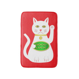 Oriental Lucky Cat Badematte