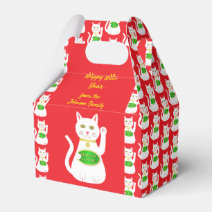 Oriental Lucky Cat Custom Chinese New Year Geschenkschachtel