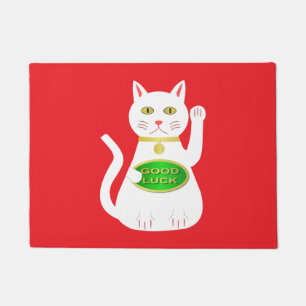 Oriental Lucky Cat Fußmatte