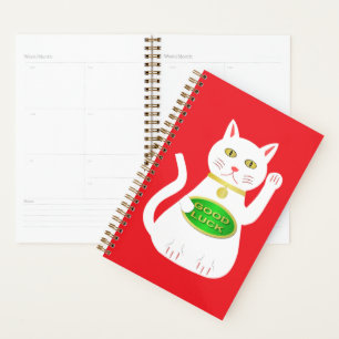 Oriental Lucky Cat Planer