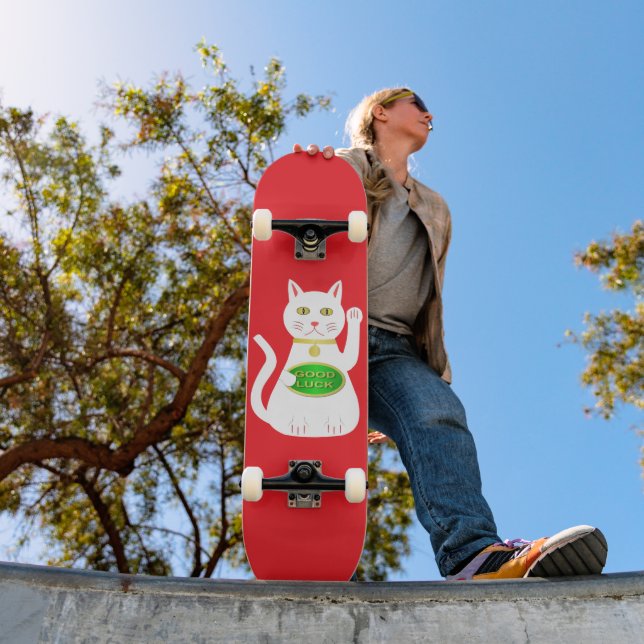 Oriental Lucky Cat Skateboard (Außenbereich 1)