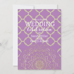 Oriental Mandala - Einladungskarte für Hochzeiten