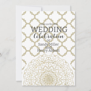Oriental Mandala - Einladungskarte für Hochzeiten