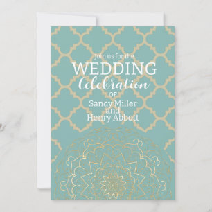 Oriental Mandala - Einladungskarte für Hochzeiten