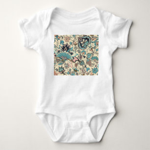 Oriental Paisley: Stilvolle Textil Elegance. Baby Strampler