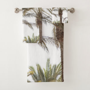 Oriental Palm Trees #1 #tropical #wall #art Badhandtuch Set