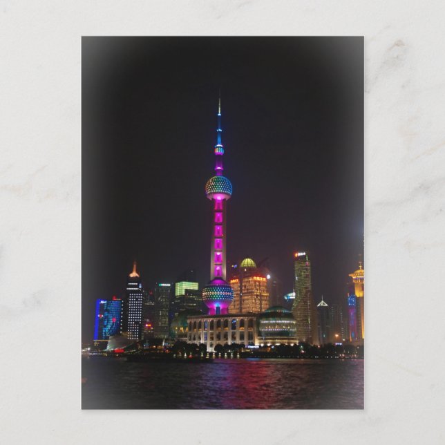 Oriental Pearl Tower - Shanghai, China Postkarte (Vorderseite)