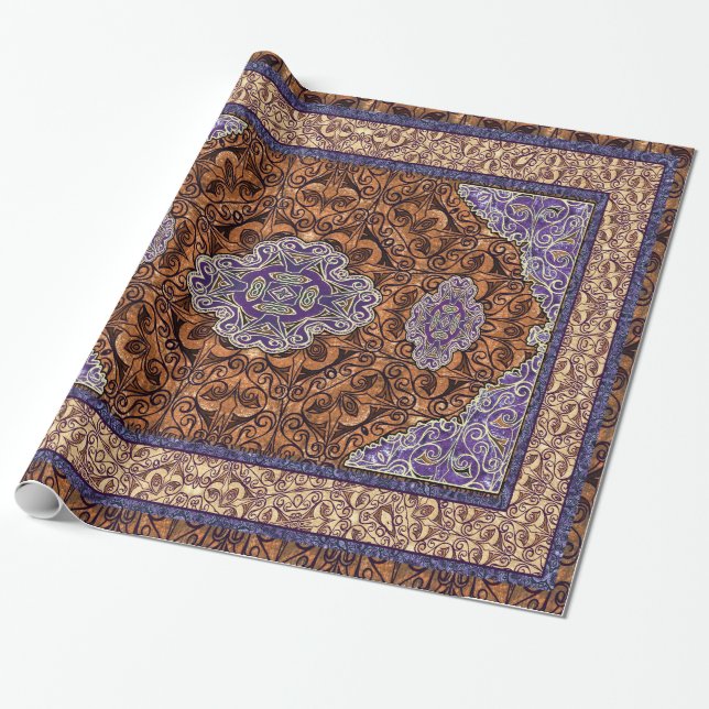 Oriental Persian AntiBlue Geschenkpapier (Ungerollt)