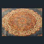 Oriental Persian Carpet Pattern Stofftischset<br><div class="desc">Türkisches orientalisches Muster</div>