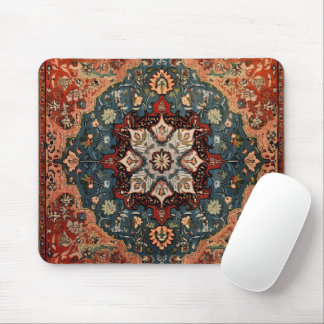 Oriental Persian Carpet Snowflake Mousepad