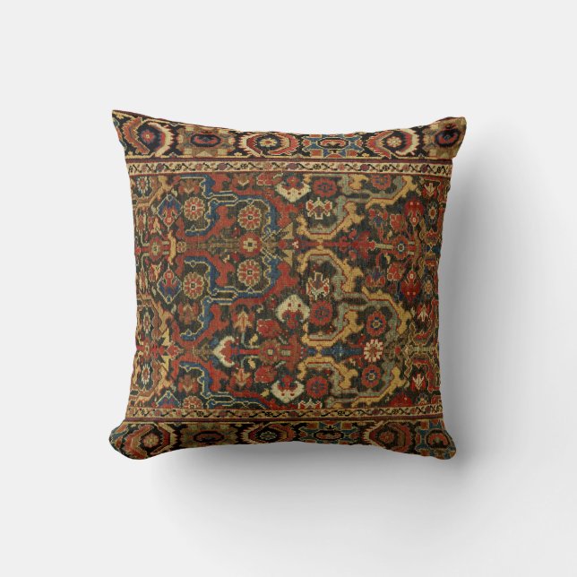 Oriental Persian Carpet with Floral Motifs Kissen (Vorderseite)