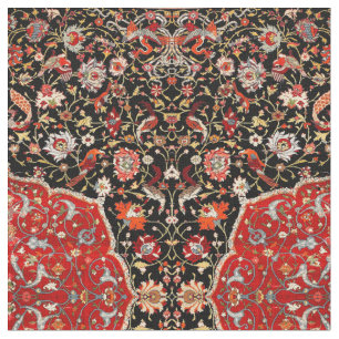 Oriental Persian Salat Teppich Print Pattern Stoff