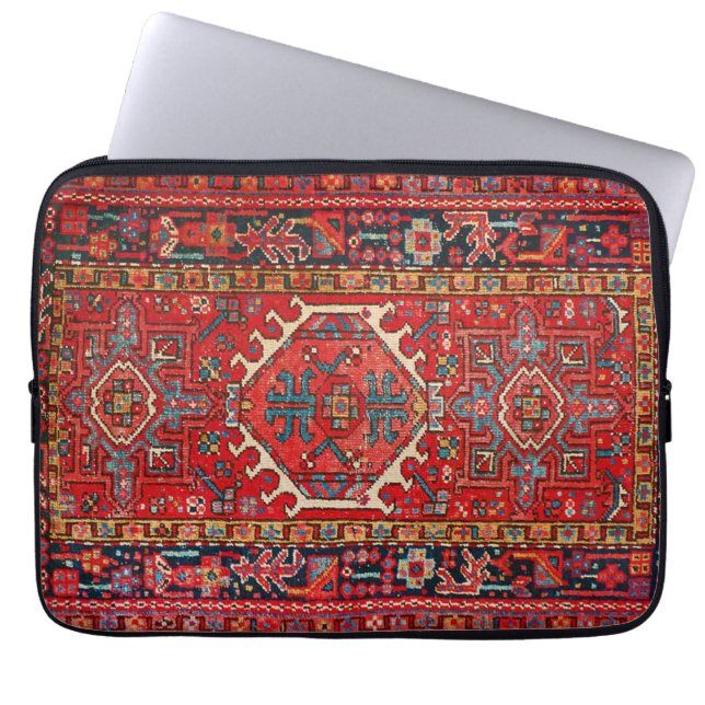 Oriental Persian Türkischer Rudelteppich Laptopschutzhülle (Vorderseite)
