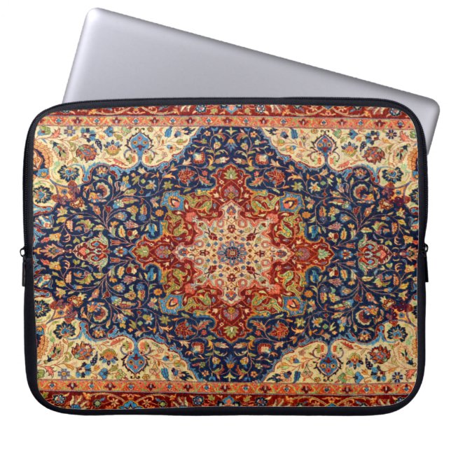 Oriental Persian Turkish Carpet Pattern Laptopschutzhülle (Vorderseite)