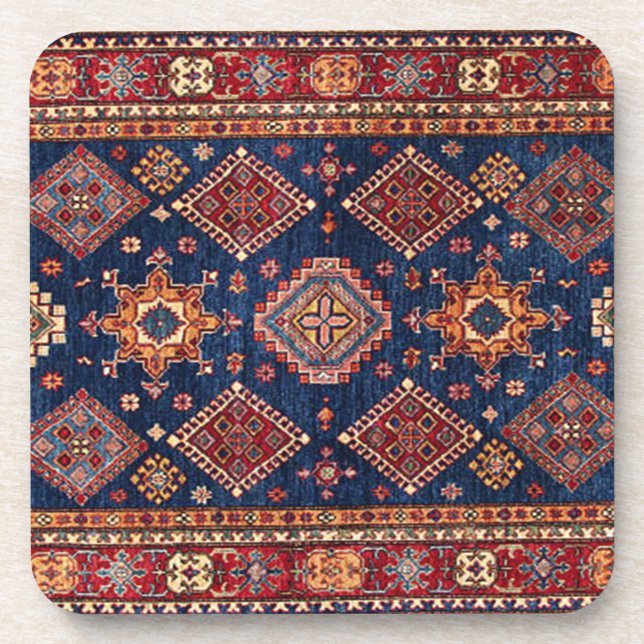 Oriental Persian Turkish Rug Pattern Getränkeuntersetzer (Vorderseite)