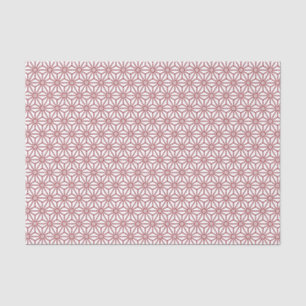 Oriental Red Shinshu Asanoha Japan Muster Seidenpapier