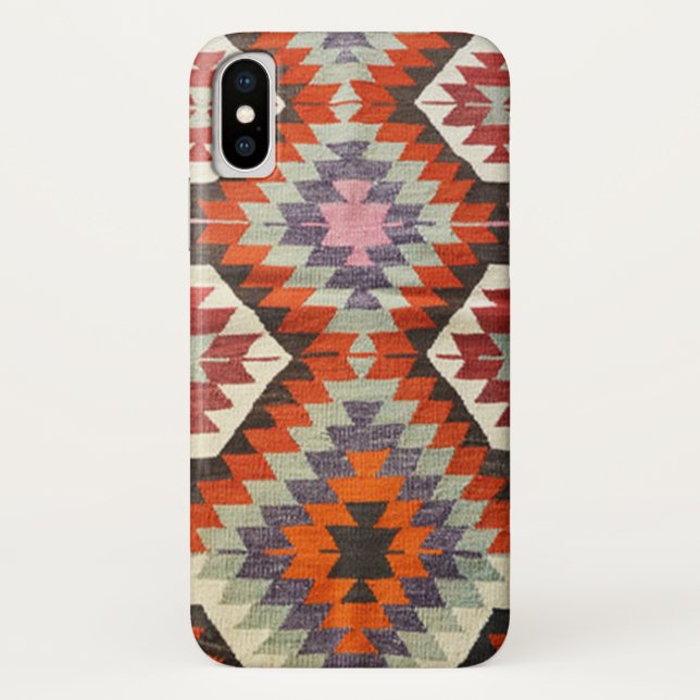 Oriental Türkisch Persian Kilim Tepet Case-Mate iPhone Hülle (Rückseite)