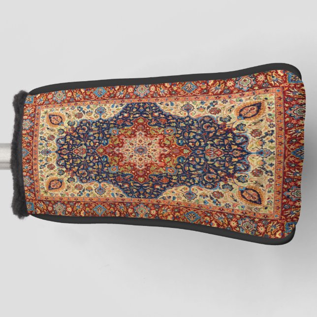 Oriental Türkisches Persisches Teppichmuster Golf Headcover (Vorderseite)