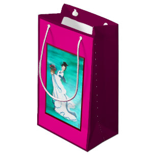 Oriental Woman Gift Bag Kleine Geschenktüte